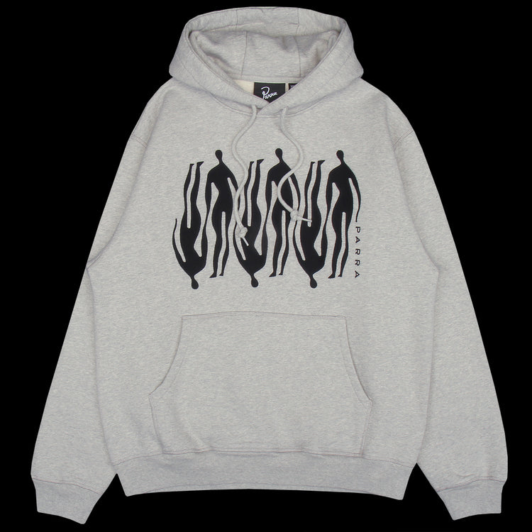 by Parra - Connected Guy Hooded Sweatshirt
Color : Heather Grey