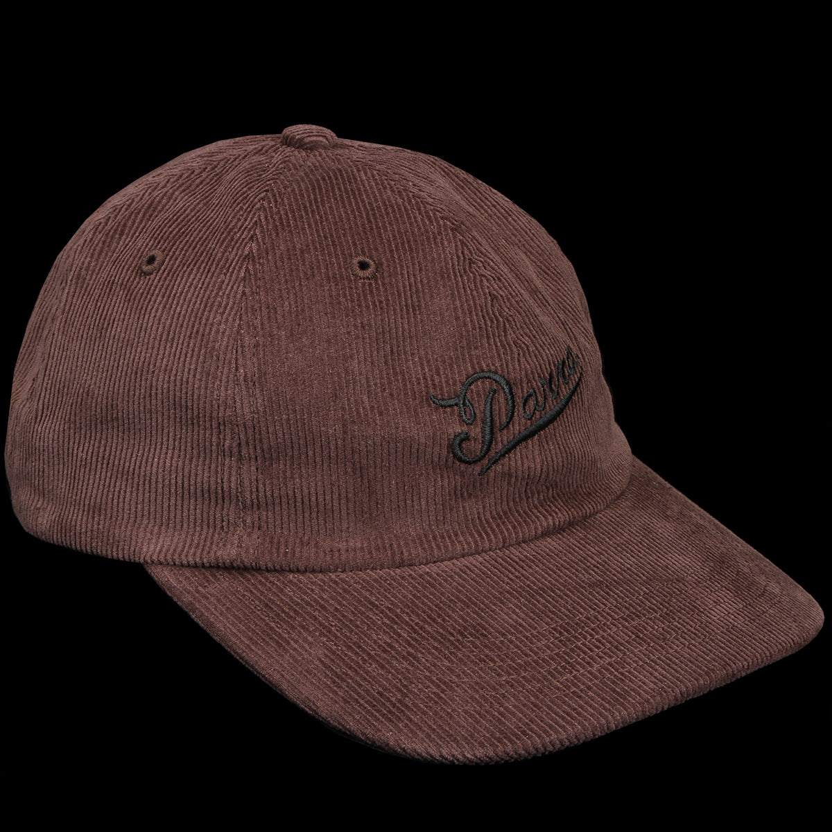 by Parra | Fancy Logo 6 Panel Hat
Color : Dark Mahogany