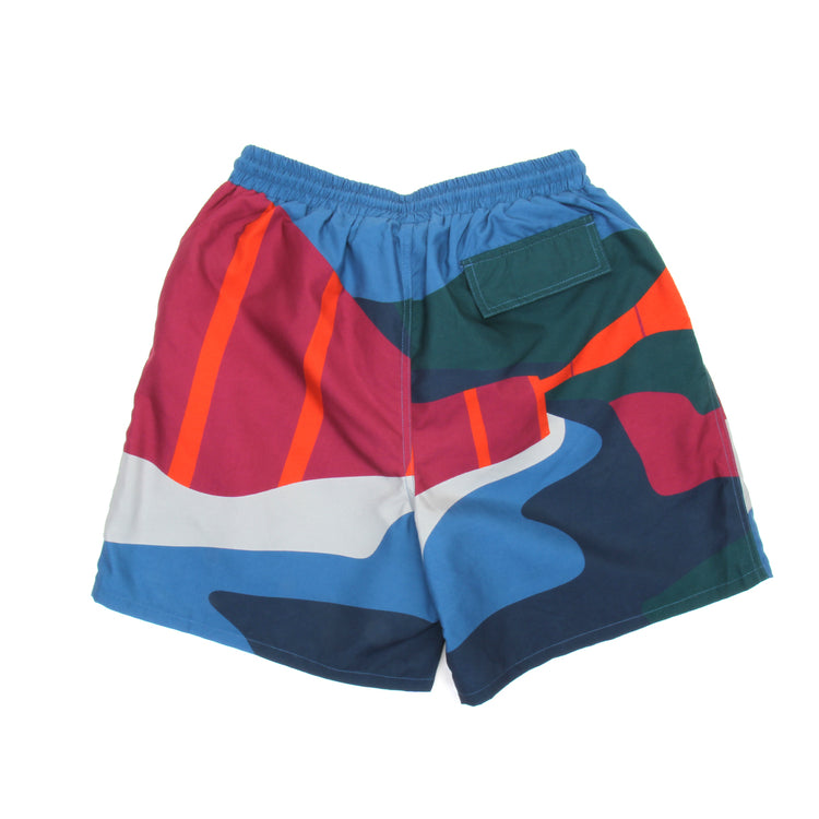 by Parra - The Festival Fence Swim Shorts
Color : Blue