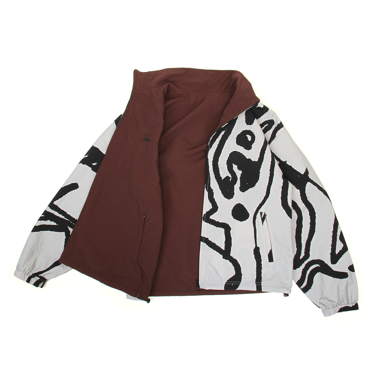 by Parra - Freak Scene Reversible Track Jacket
Style # 55215
Color : Grey