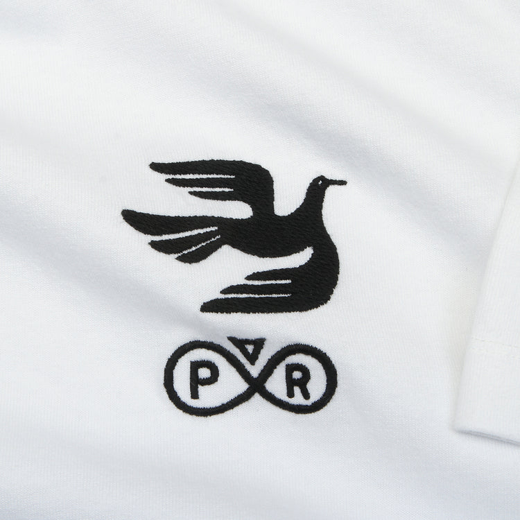 by Parra - Infinite Bird Logo T-Shirt
Color : White