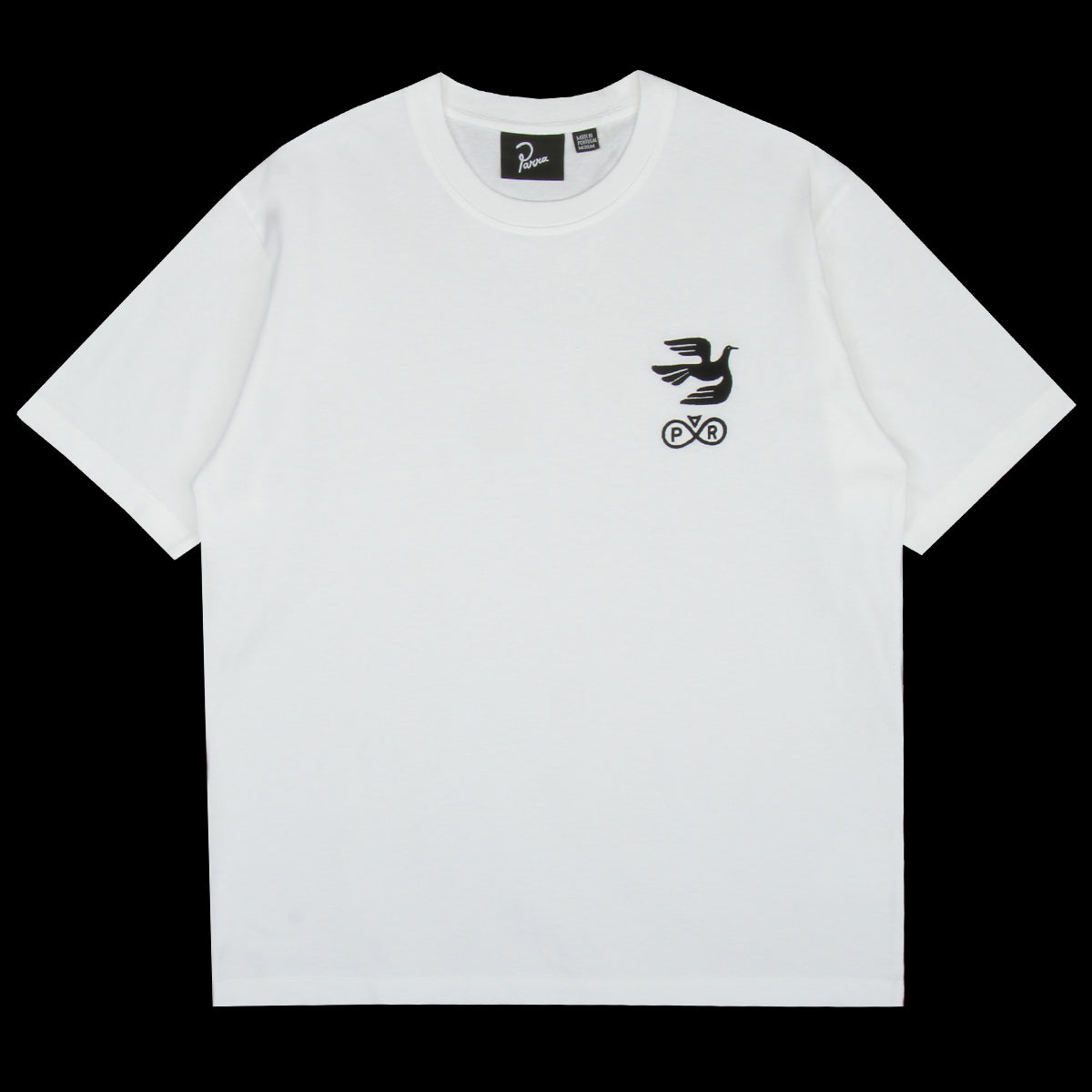 by Parra - Infinite Bird Logo T-Shirt
Color : White