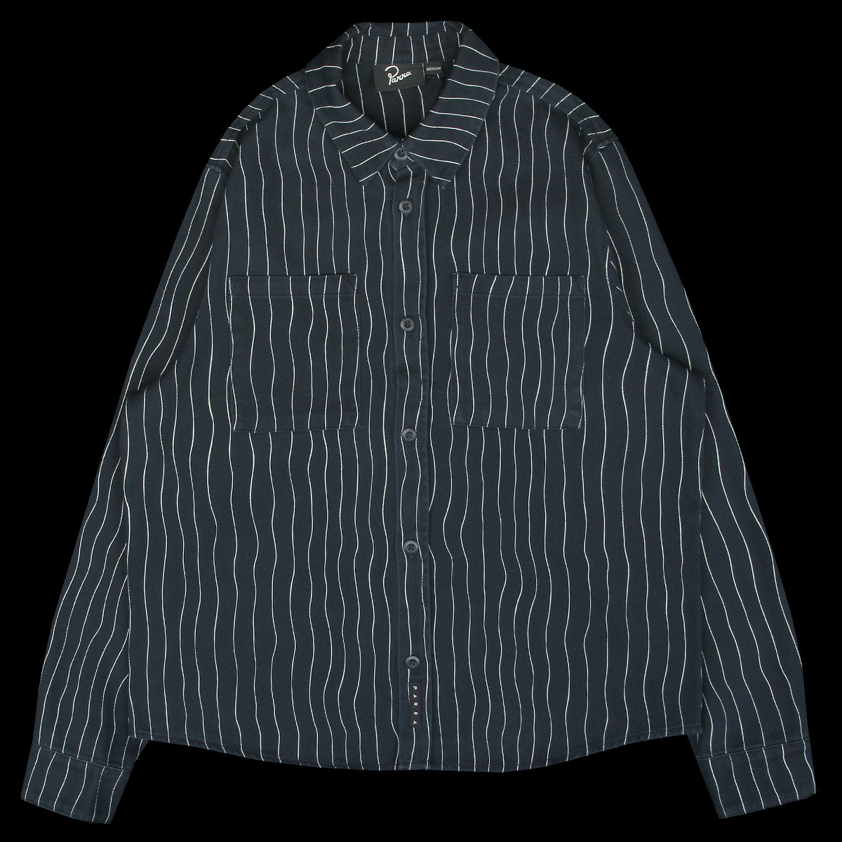 by Parra - Meandering Lines Shirt
Color : Navy Blue