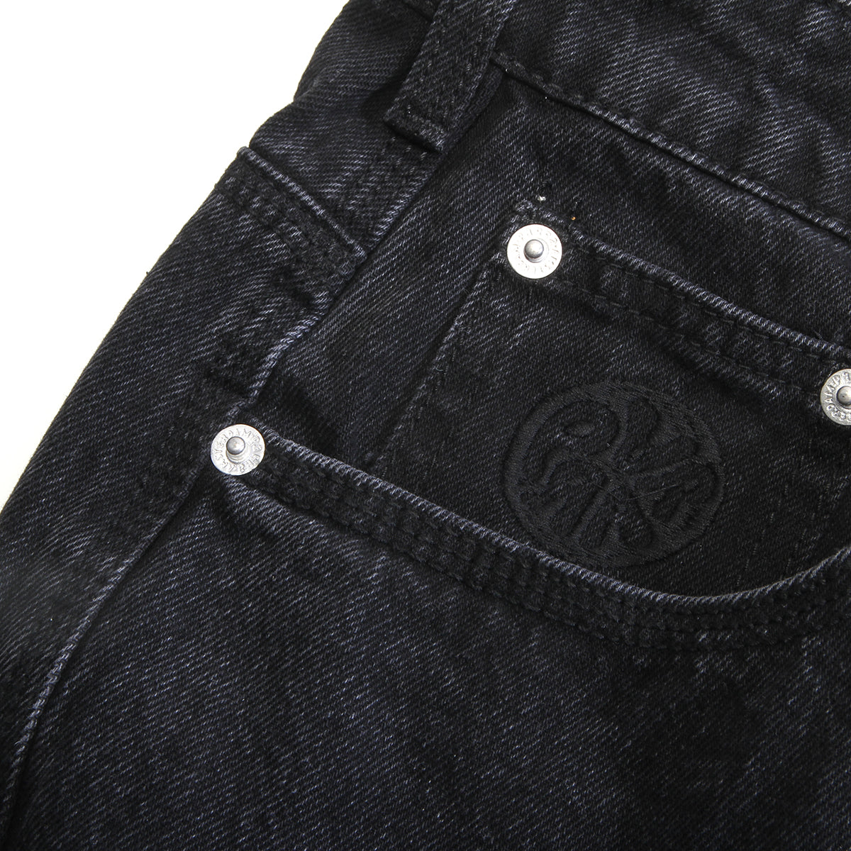 by Parra - Moto Stitcher Denim Pant
Color : Black