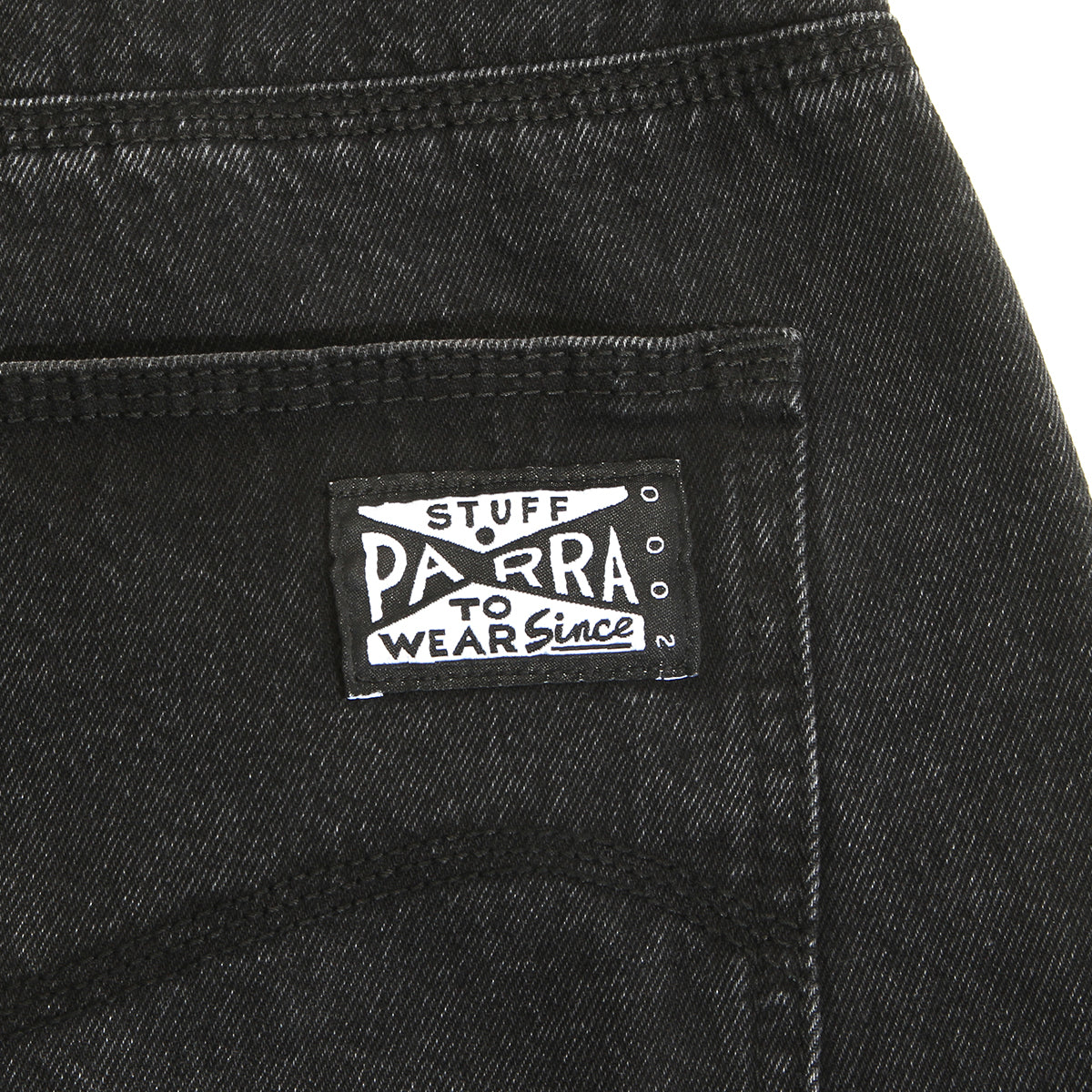 by Parra - Moto Stitcher Denim Pant
Color : Black