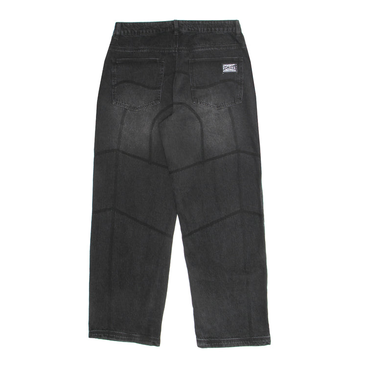 by Parra - Moto Stitcher Denim Pant
Color : Black