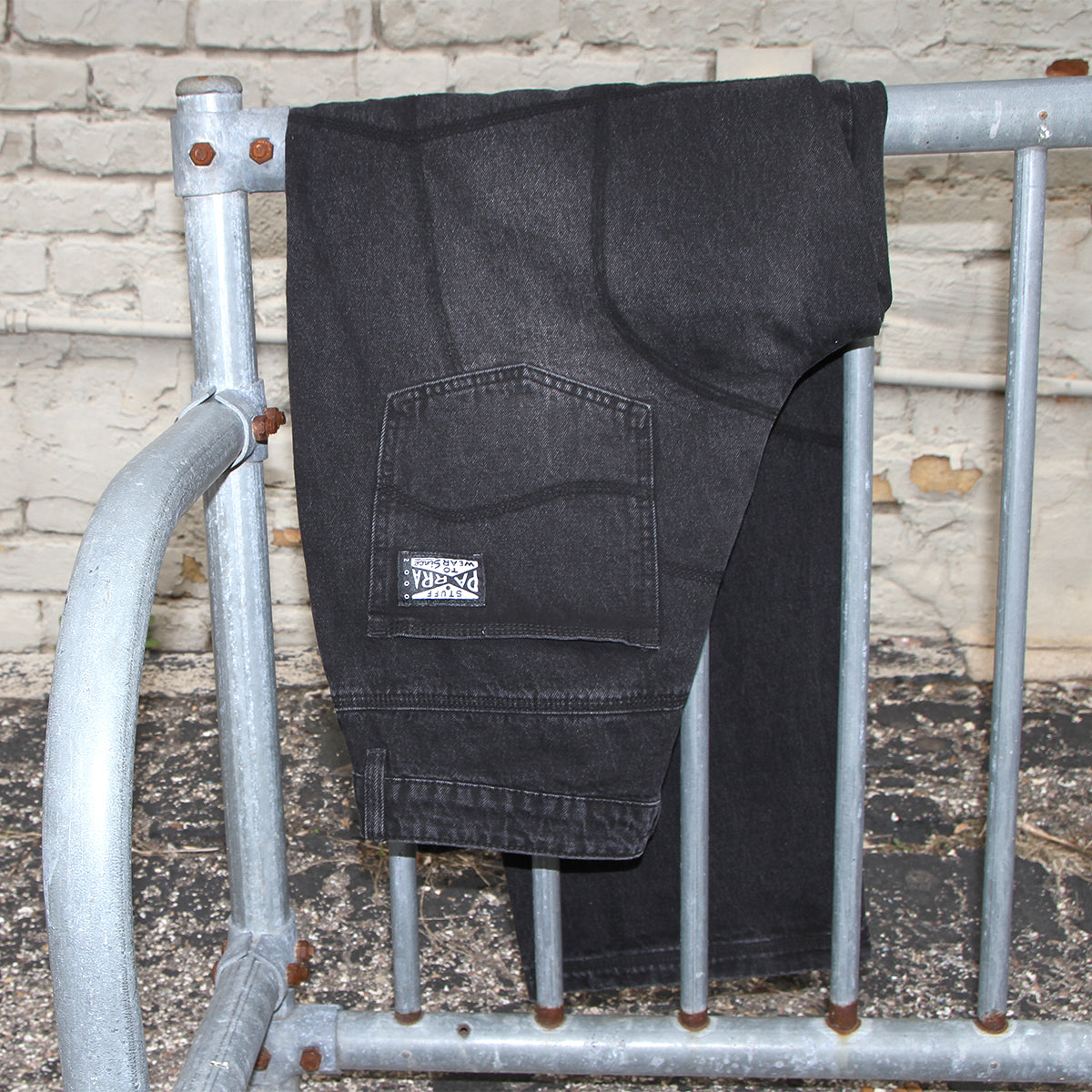 by Parra - Moto Stitcher Denim Pant
Color : Black