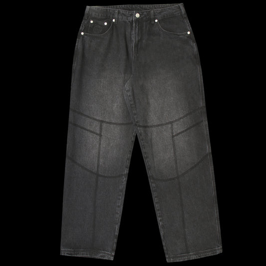 by Parra - Moto Stitcher Denim Pant
Color : Black