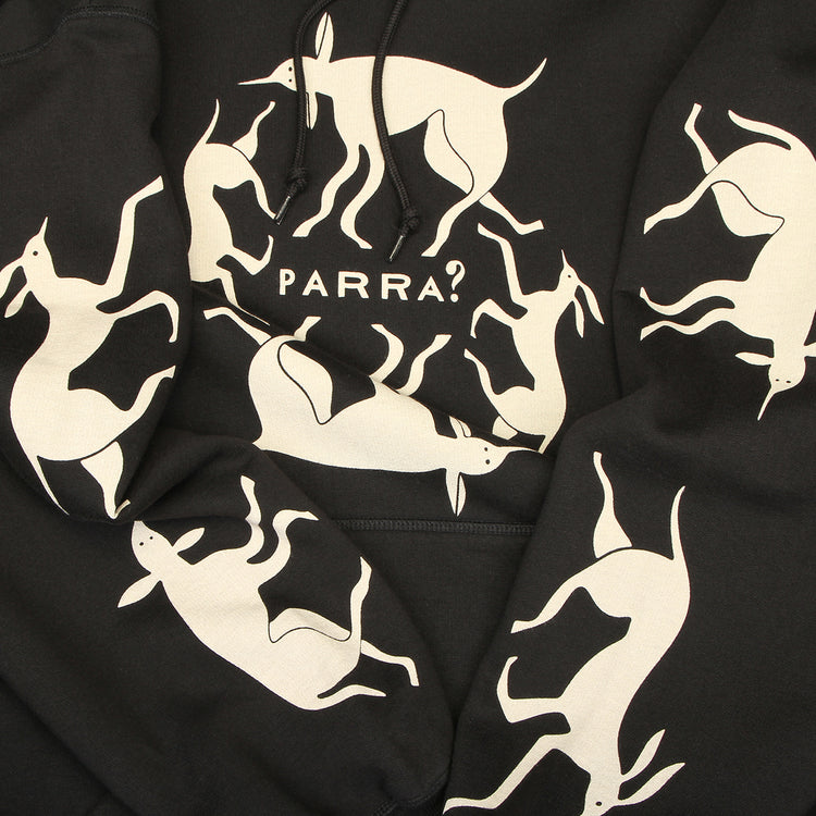 by Parra - Non Grand Cafe Hooded Sweatshirt
Style # 55230
Color : Black