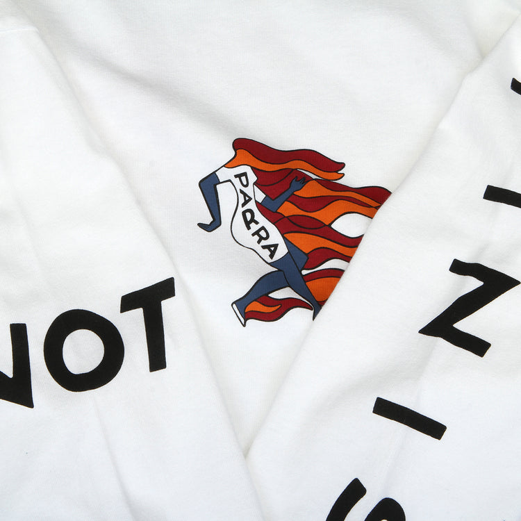by Parra - Not Finished L/S T-Shirt
Color : White