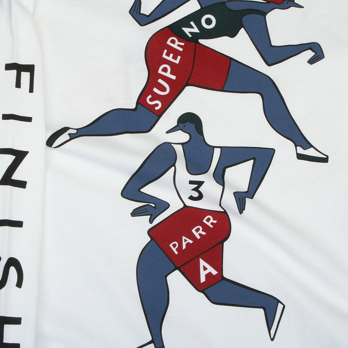 by Parra - Not Finished L/S T-Shirt
Color : White