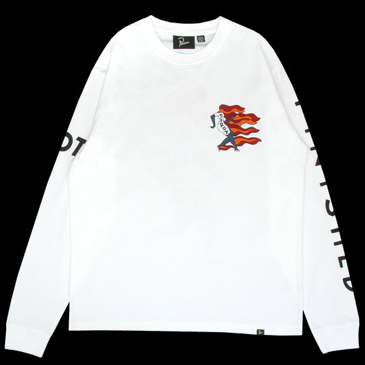 by Parra - Not Finished L/S T-Shirt
Color : White
