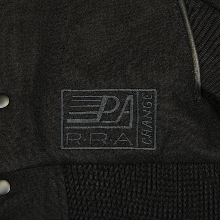 by Parra - Not Movie Quality Varsity Jacket
Color : Black