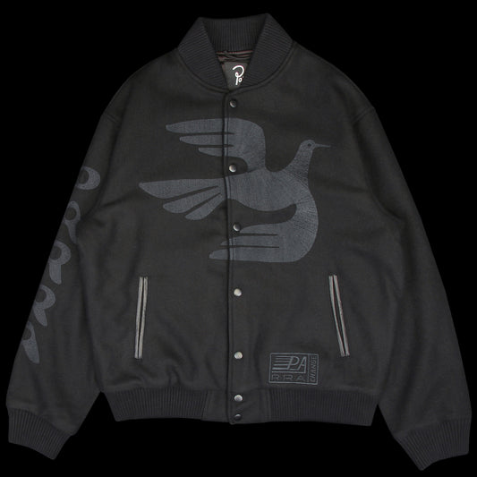 by Parra - Not Movie Quality Varsity Jacket
Color : Black