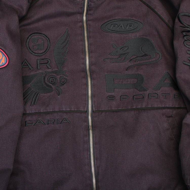 by Parra - Owl Meets Rat Racing Jacket
Color : Blue