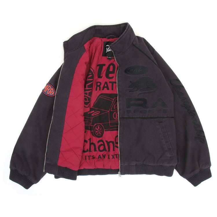 by Parra - Owl Meets Rat Racing Jacket
Color : Blue