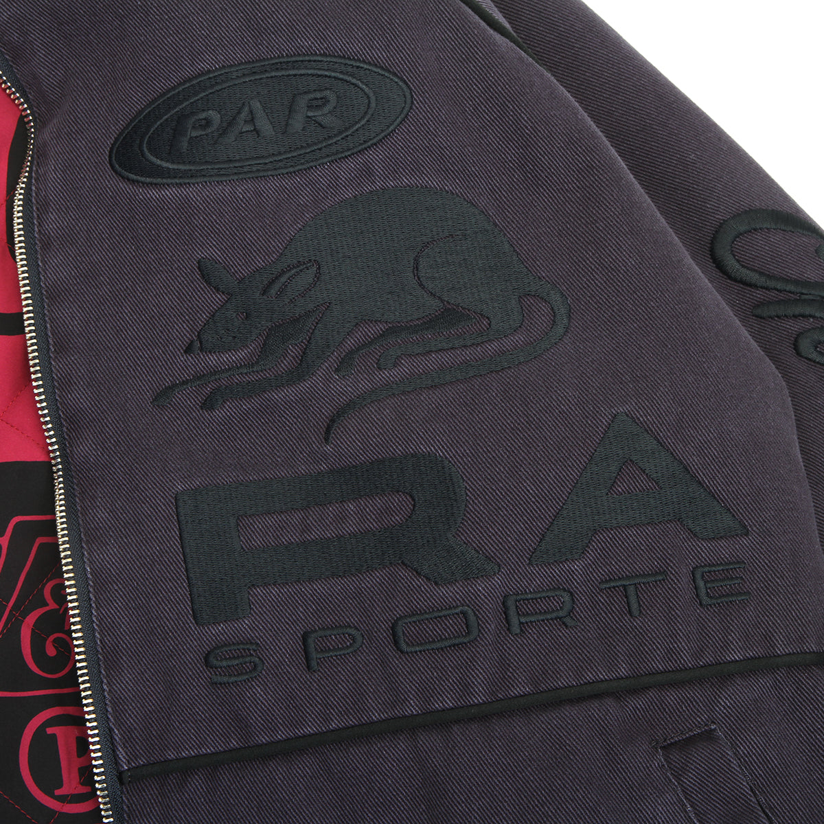 by Parra - Owl Meets Rat Racing Jacket
Color : Blue