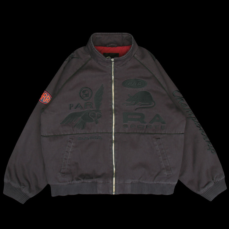 by Parra - Owl Meets Rat Racing Jacket
Color : Blue