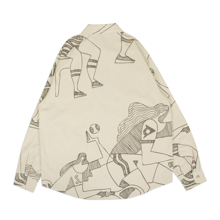 by Parra - Pen Drawings Shirt
Style # 55505
Color : Sand