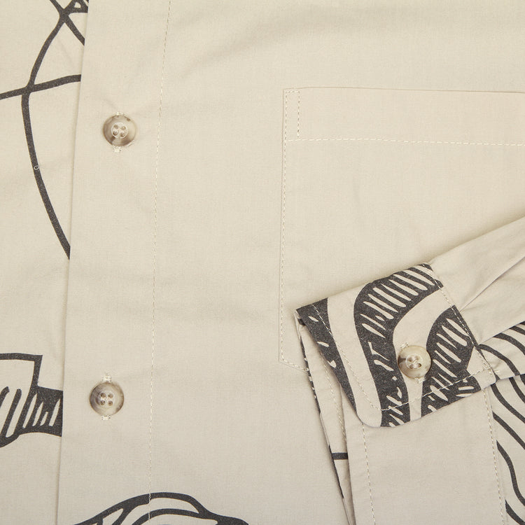 by Parra - Pen Drawings Shirt
Style # 55505
Color : Sand