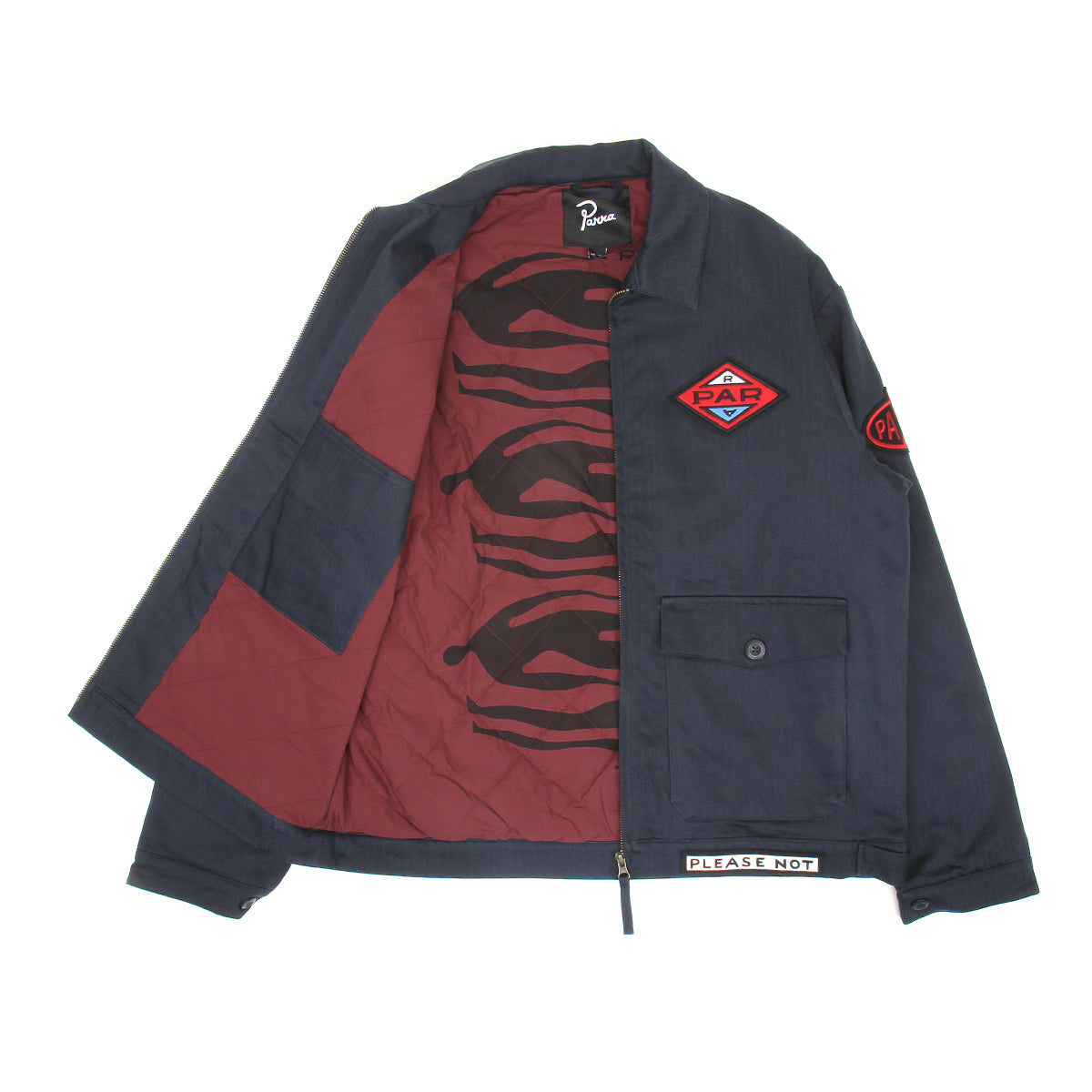 by Parra - Pumping Gas Jacket
Color : Navy Blue