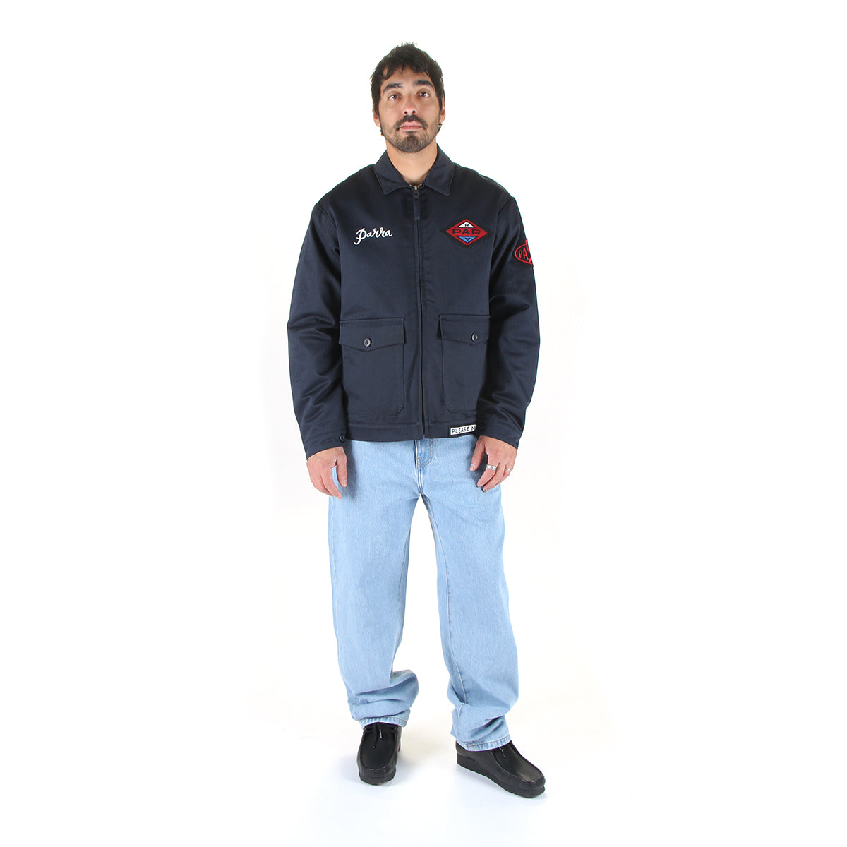 by Parra - Pumping Gas Jacket
Color : Navy Blue