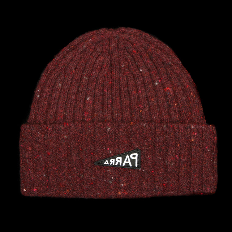by Parra - Reversed Flag Beanie
Color : Dark Burgundy