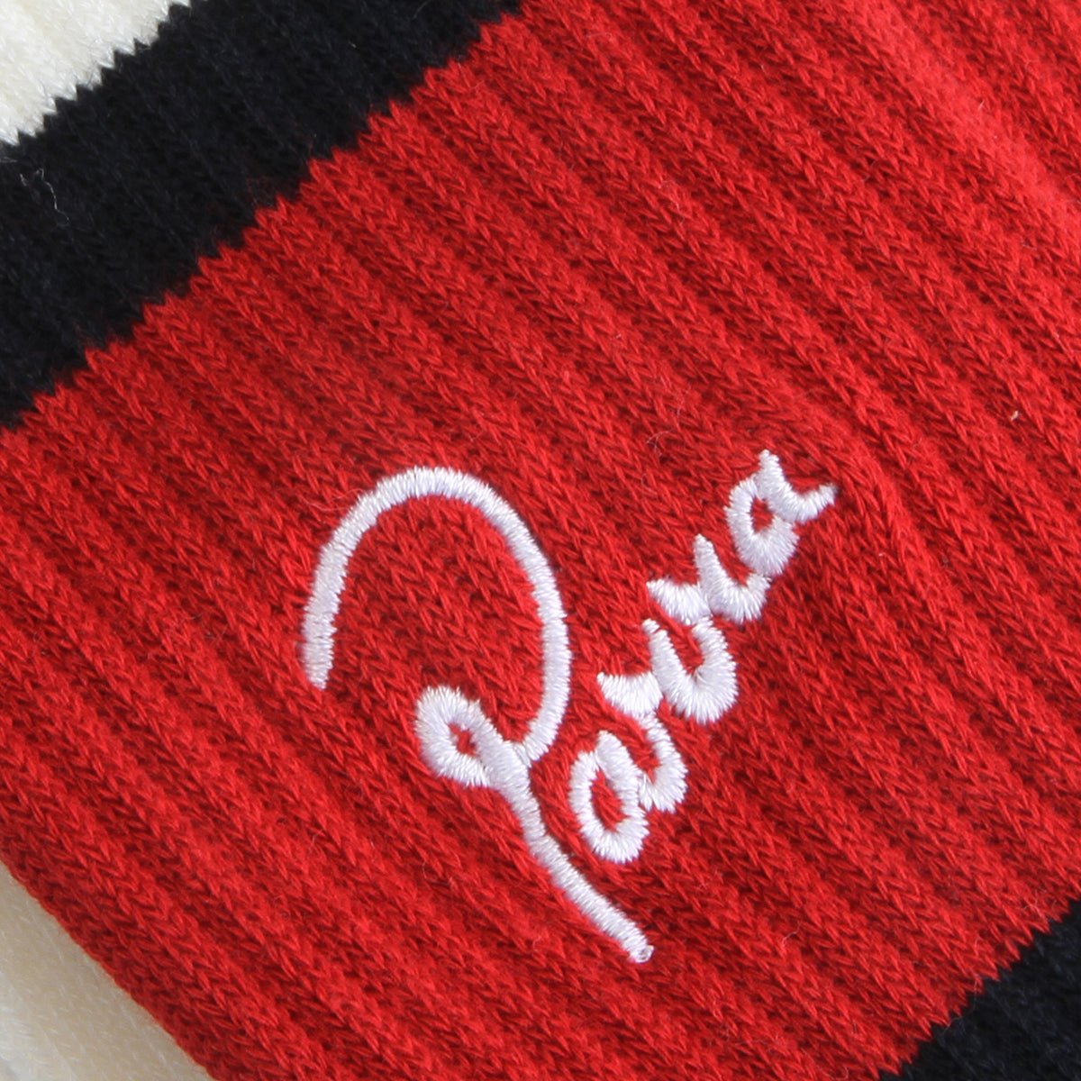 by Parra - Signature Striped Crew Sock
Color : Red