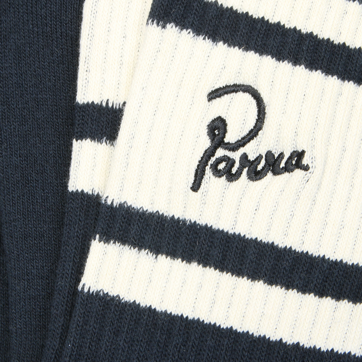 by Parra - Signature Striped Crew Sock
Color : Navy Blue