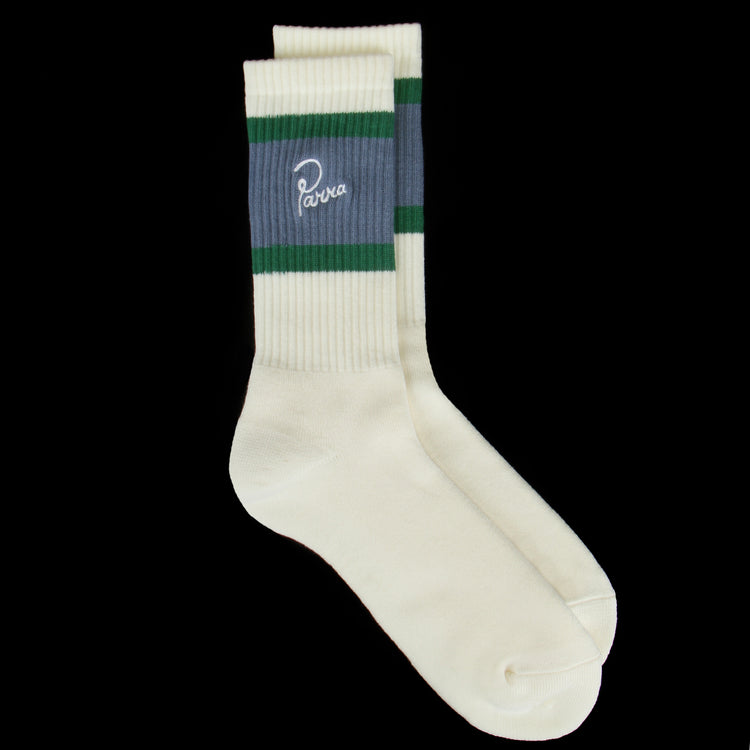 by Parra - Signature Striped Crew Sock
Style # 55290
Color : White