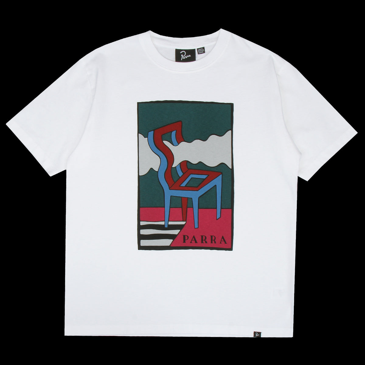 by Parra - Smoke Chair T-Shirt
Color : White