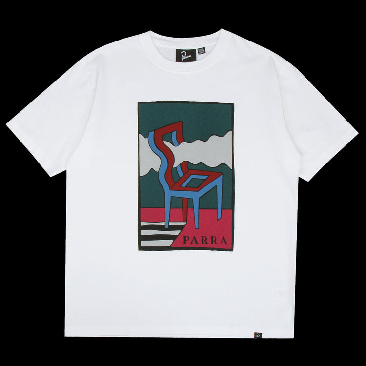 by Parra - Smoke Chair T-Shirt
Color : White