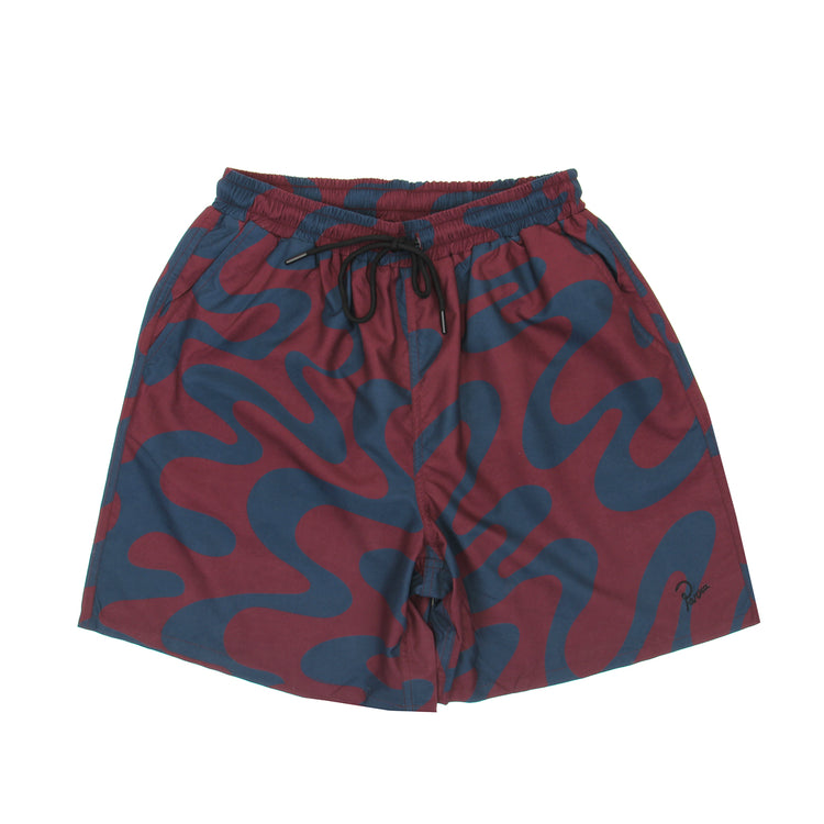 by Parra - Splashed Swim Shorts
Color : Burgundy