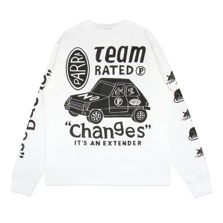 by Parra - Team Changes L/S T-Shirt
Color : White