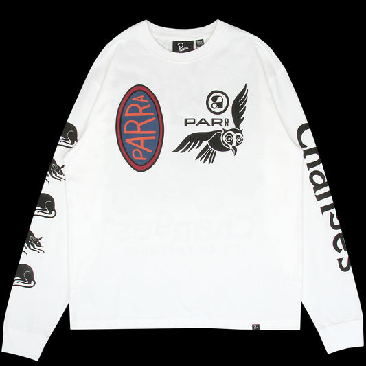 by Parra - Team Changes L/S T-Shirt
Color : White