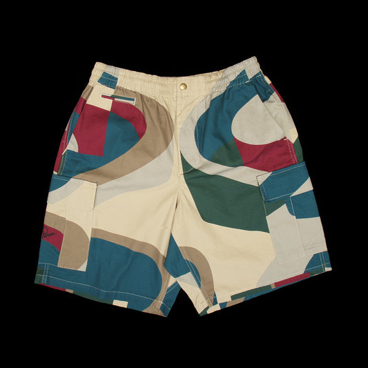 by Parra - The Wall Camo Shorts
Color : Sand