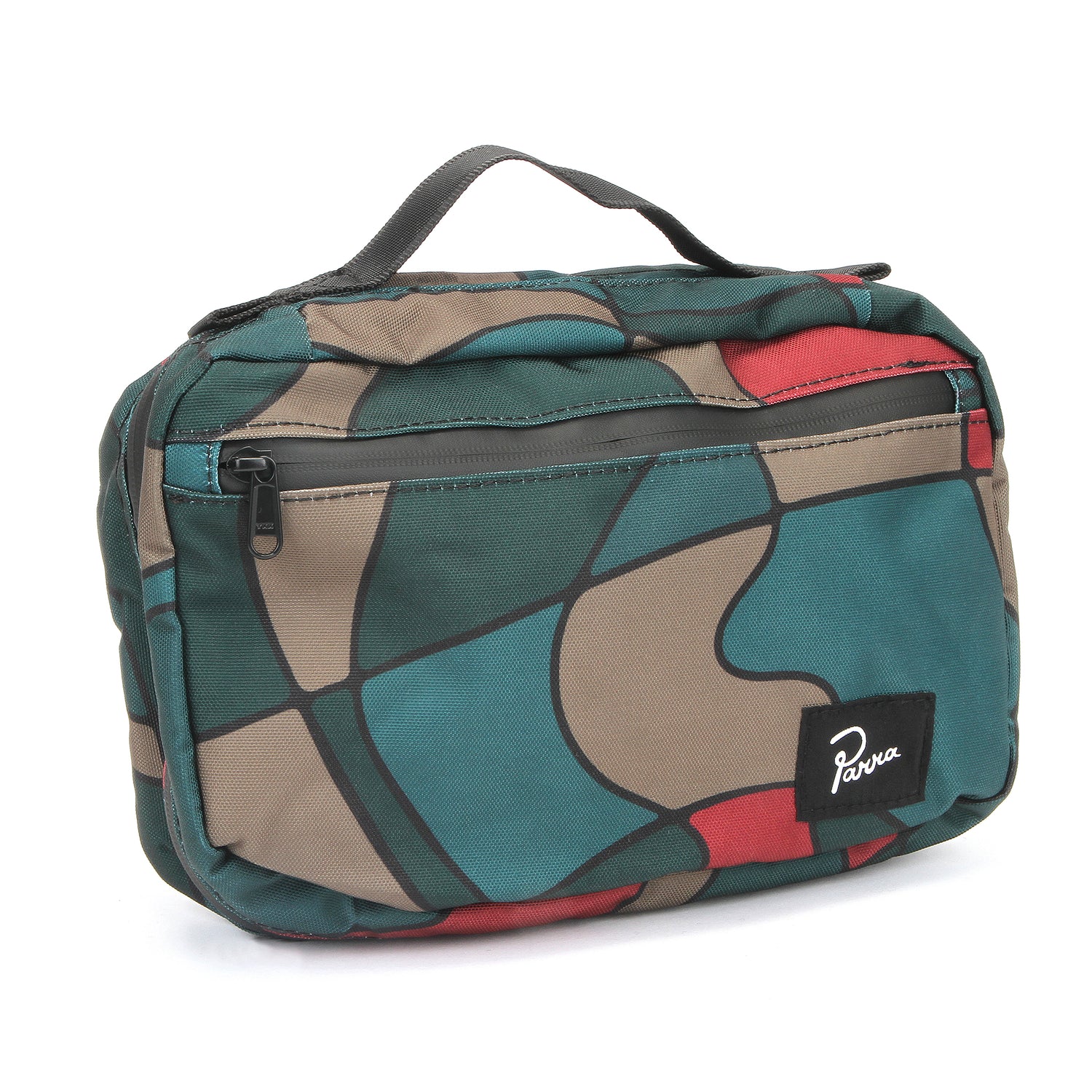 by Parra | Trees In Wind Toiletry Bag Color : Camo Green