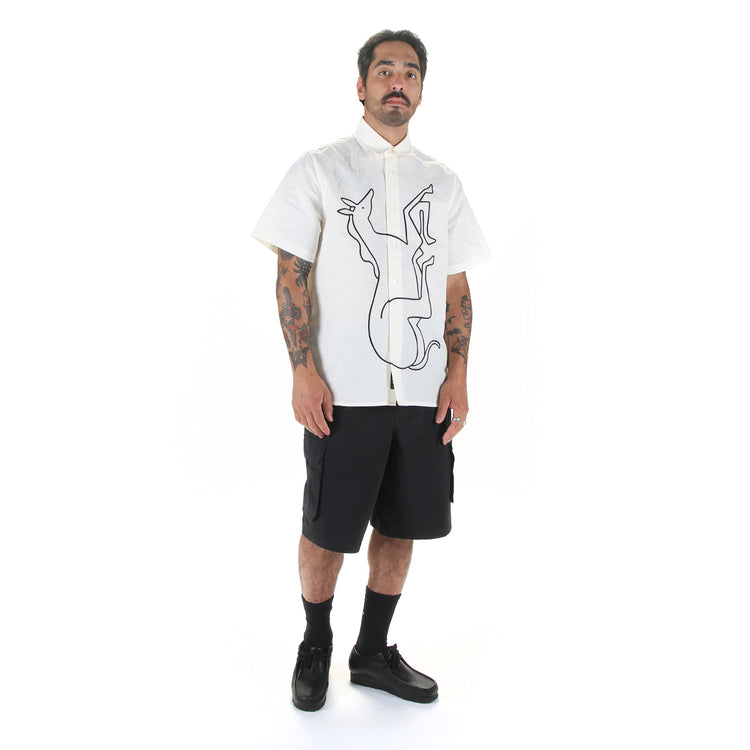 by Parra - Vertical Horse Shirt
Color : Off White