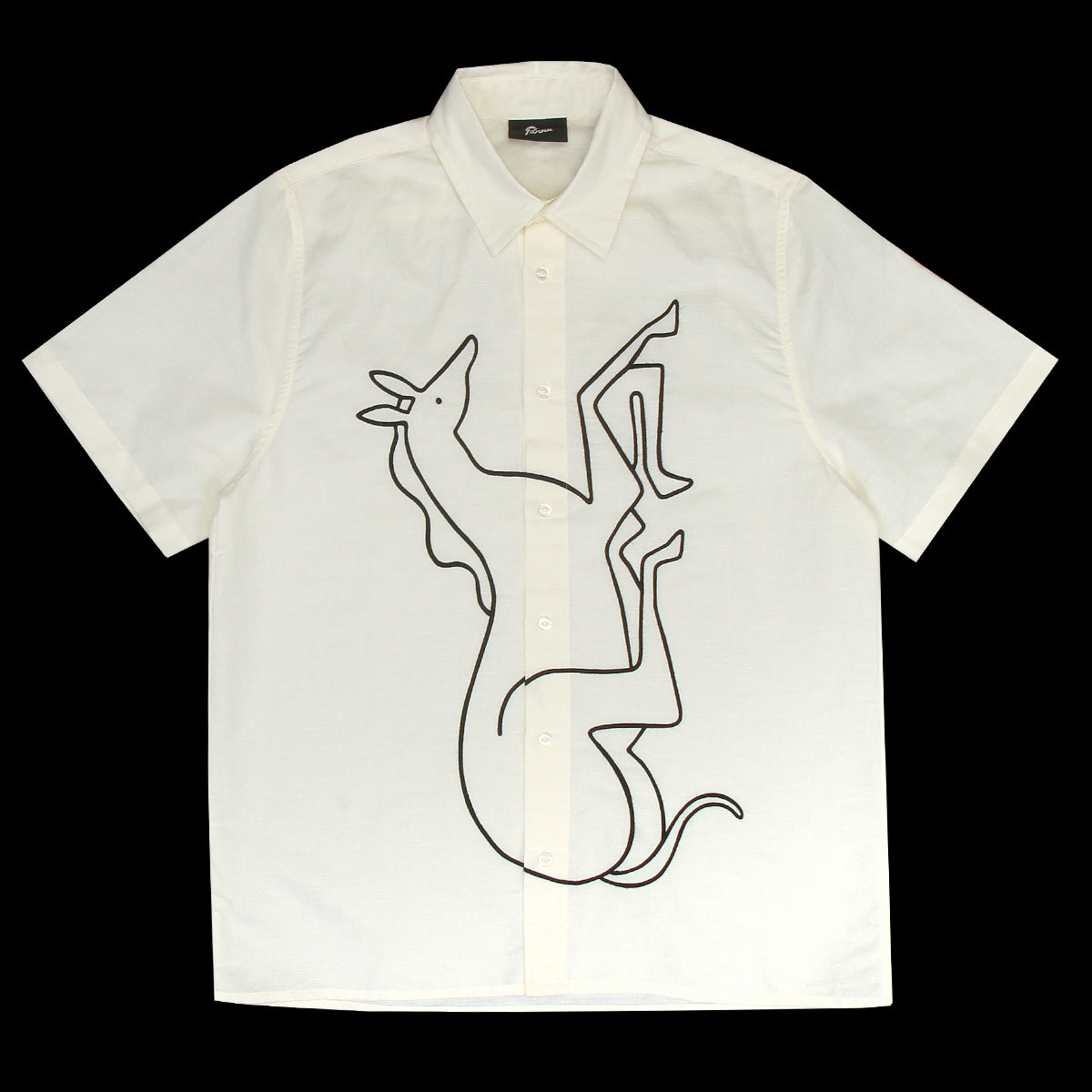 by Parra - Vertical Horse Shirt
Color : Off White