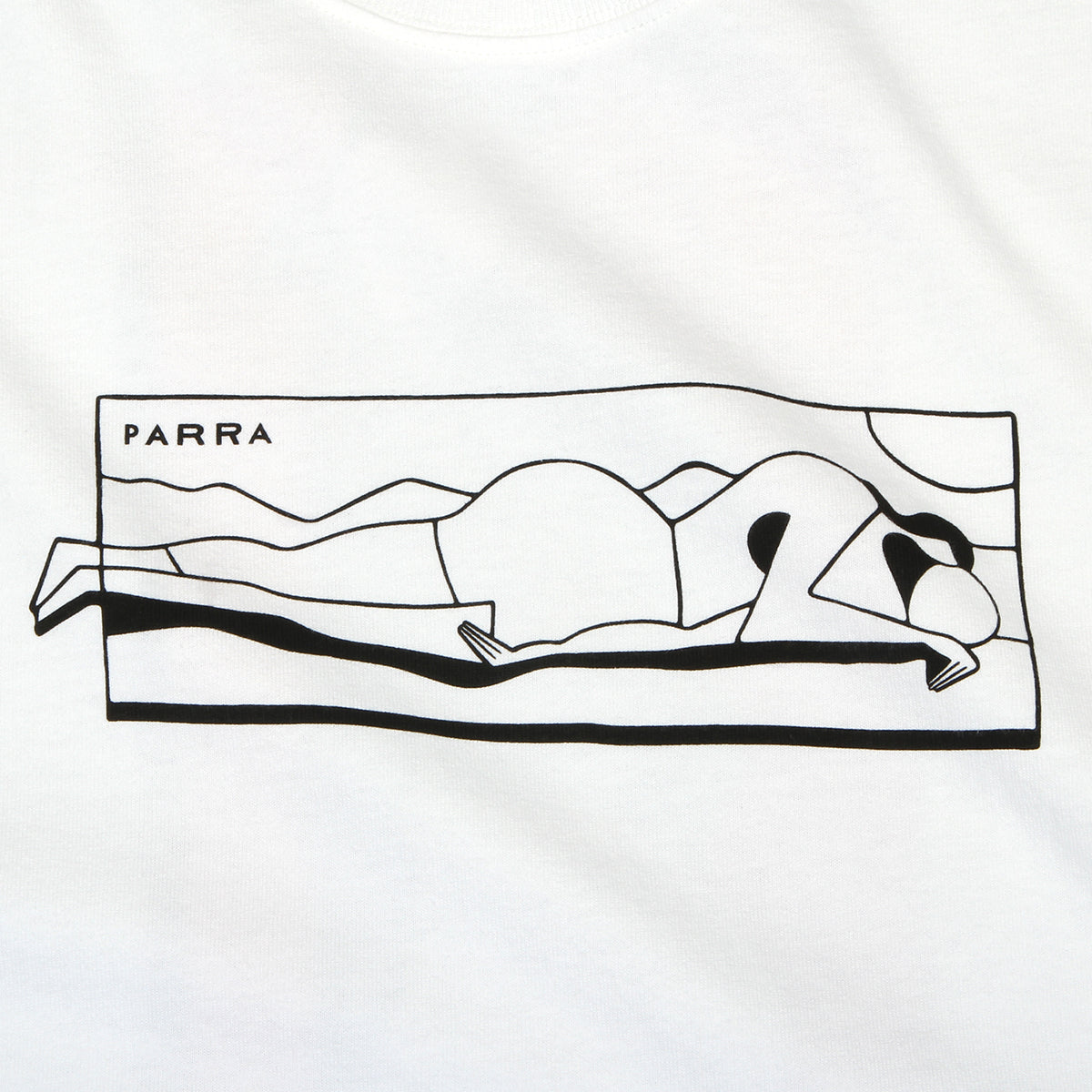 by Parra - Vertical Thoughts T-Shirt
Style # 55550
Color : White