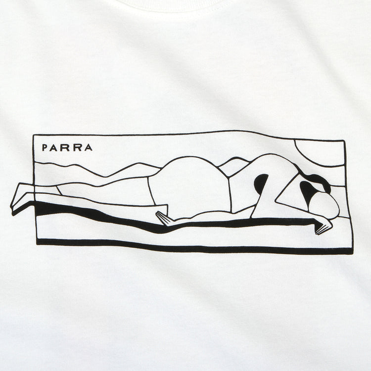 by Parra - Vertical Thoughts T-Shirt
Style # 55550
Color : White