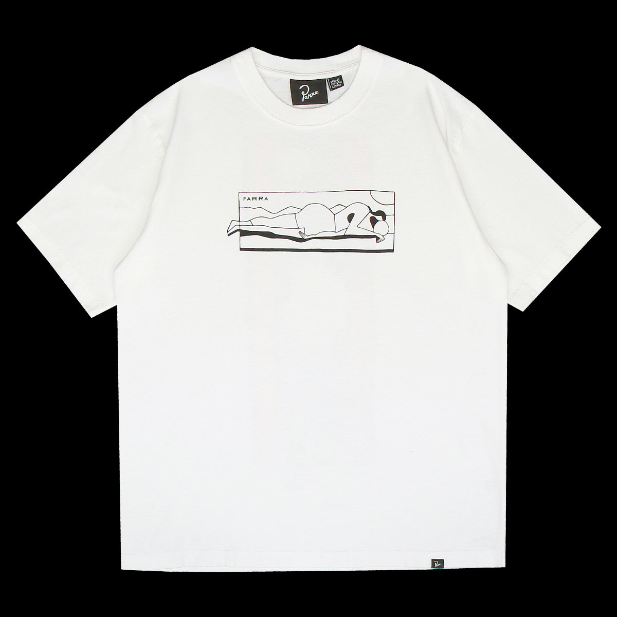 by Parra - Vertical Thoughts T-Shirt
Style # 55550
Color : White