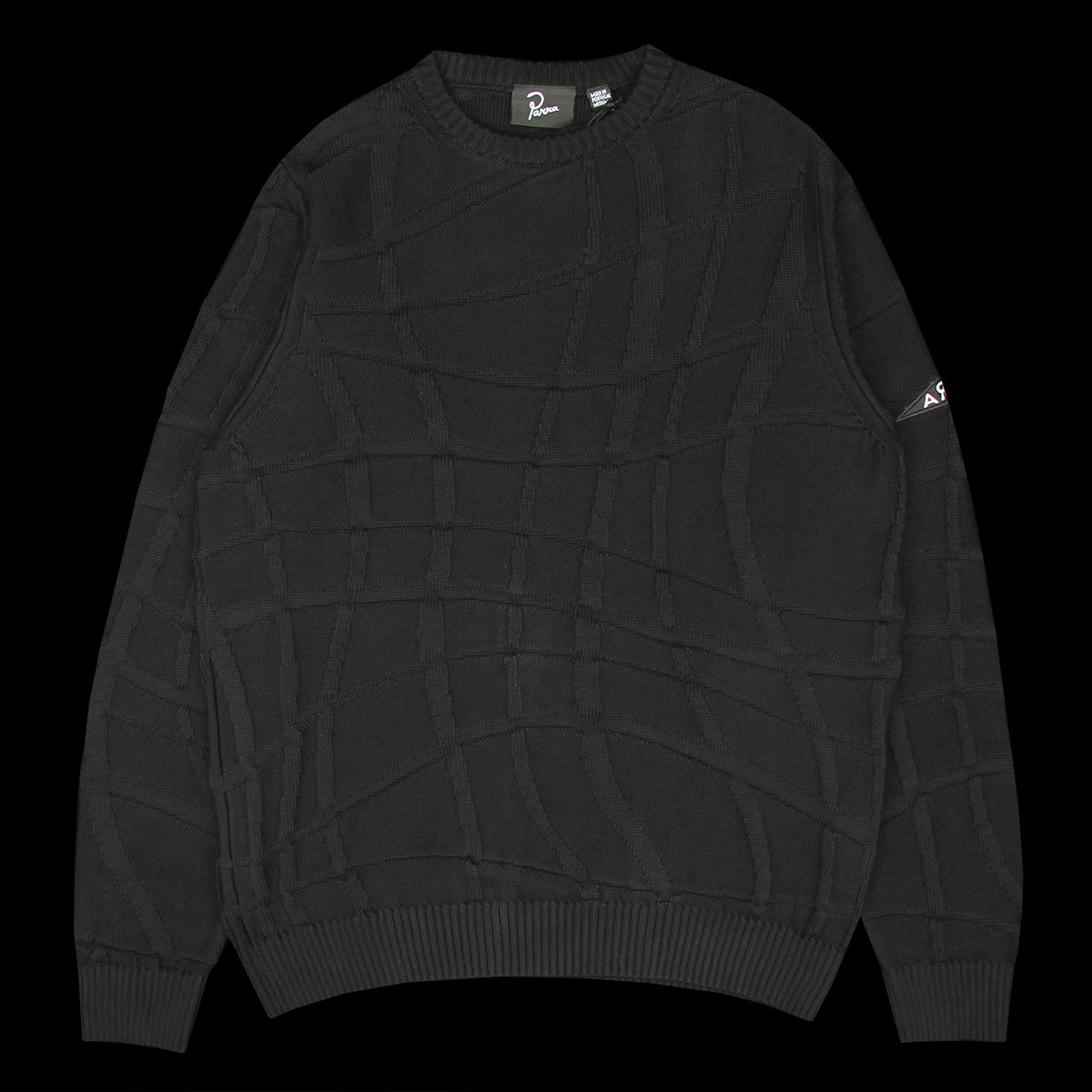 by Parra | Your Boring Abstract Village Knitted Pullover
Color : Black