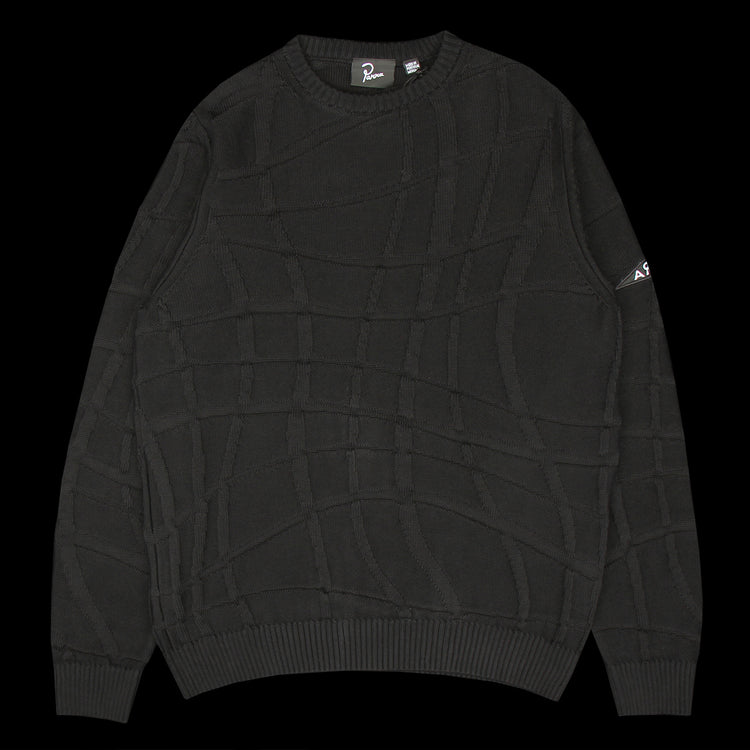 by Parra | Your Boring Abstract Village Knitted Pullover
Color : Black