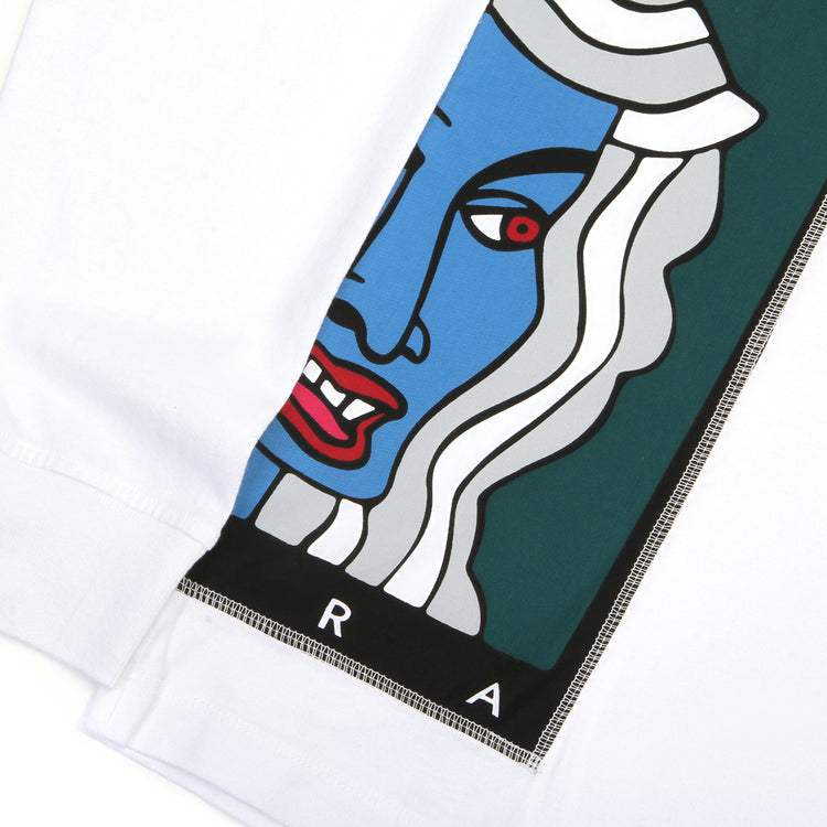 by Parra - Your Face L/S T-Shirt
Color : White