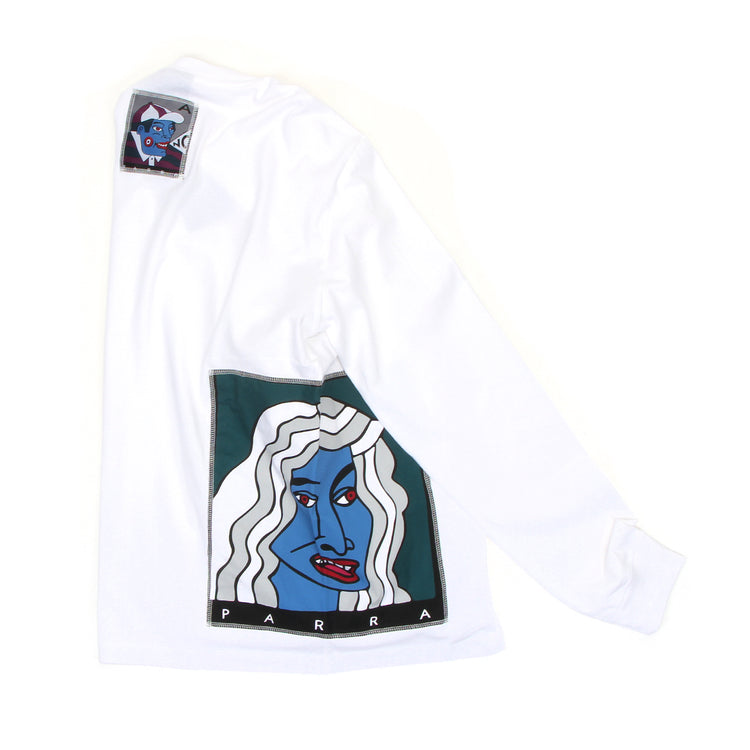 by Parra - Your Face L/S T-Shirt
Color : White