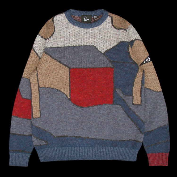 by Parra | Your Street Knitted Pullover
Color : Blue / Multi