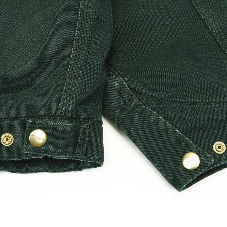 Carhartt WIP - OG Detroit Jacket (Winter)
Style # I035614-3WM
Color : Raven / Black (Stone Canvas)