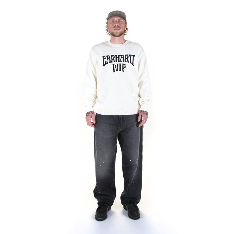 Carhartt WIP - OG Single Knee Pant
Style # I037031-89EJ
Color : Black (Destroy Wash Splatter)