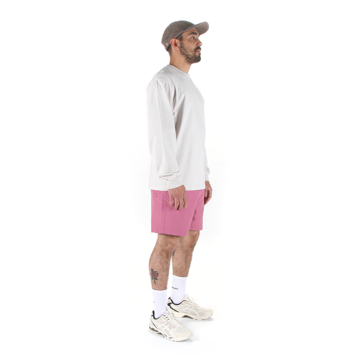 Carhartt WIP | Chase Swim Trunks Magenta / Gold